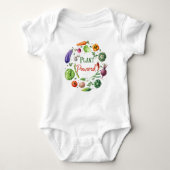 Baby-pak met plant romper (Voorkant)