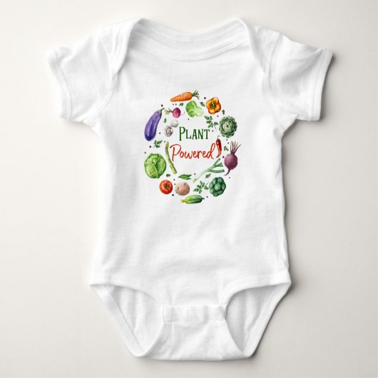 Baby-pak met plant romper (Voorkant)