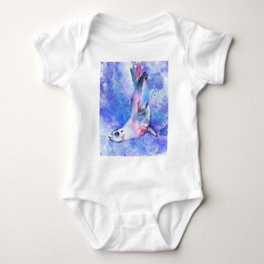 Baby-pak voor zegels - Schilderen Romper (Voorkant)