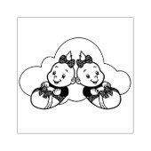 Baby pakketten rubberstempel (Afrduk)