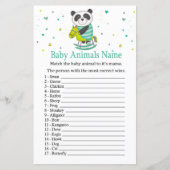 Baby Panda Baby Animals Name Game (Voorkant)