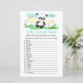 Baby panda Baby Animals Name Game (Staand voorkant)