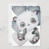 Baby Panda | BABY SHOWER Kaart (Achterkant)