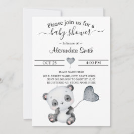 Baby Panda | BABY SHOWER Kaart