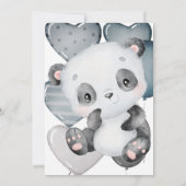 Baby Panda | BABY SHOWER Kaart (Achterkant)