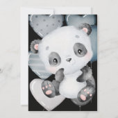 Baby Panda | BABY SHOWER Kaart (Achterkant)