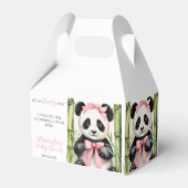 Baby Panda Beer Barly Wait Meisjes Baby shower Bedankdoosjes (Achterkant)