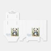 Baby Panda Beer Boy Baby shower Bedankdoosjes (Uitgevouwen)
