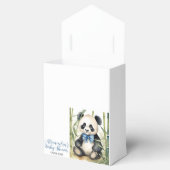 Baby Panda Beer Boy Baby shower Bedankdoosjes (Geopend)