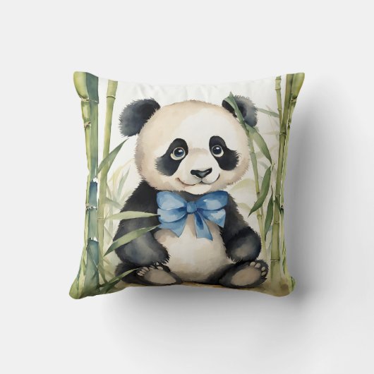 Baby Panda Beer Boys Kussen (Achterkant)