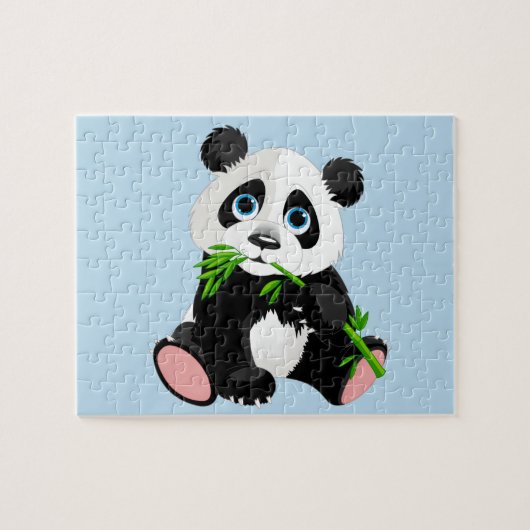 Baby Panda Beer Game Puzzle Legpuzzel (Horizontaal)