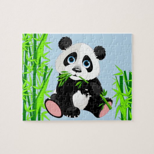 Baby Panda Beer Game Puzzle Legpuzzel (Horizontaal)