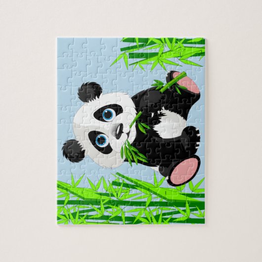 Baby Panda Beer Game Puzzle Legpuzzel (Verticaal)