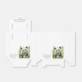 Baby Panda Beer Genderneutraal Baby shower Bedankdoosjes (Uitgevouwen)