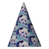 Baby Panda Beer Happy Birthday Feesthoedjes (Rechts)