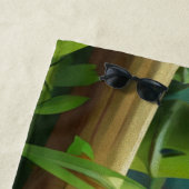 Baby Panda Beer Kunst voor Kinderen Strandlaken (In situ)