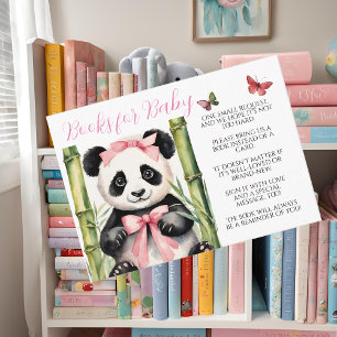 Baby Panda Beer Meisje Boeken voor Baby Informatiekaartje