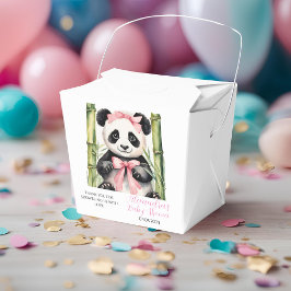 Baby Panda Beer Meisjes Baby shower Bedankdoosjes