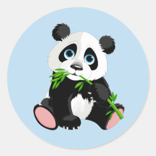 Baby Panda Beer Stickers