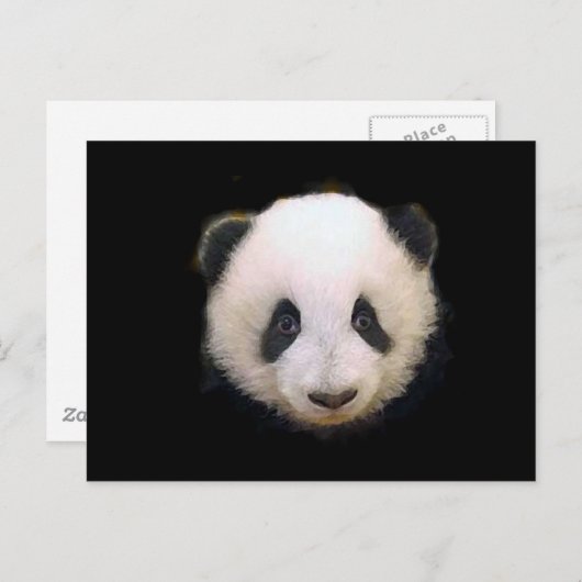 Baby Panda Briefkaart (Voorkant / Achterkant)