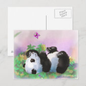 Baby Panda Briefkaart (Voorkant / Achterkant)