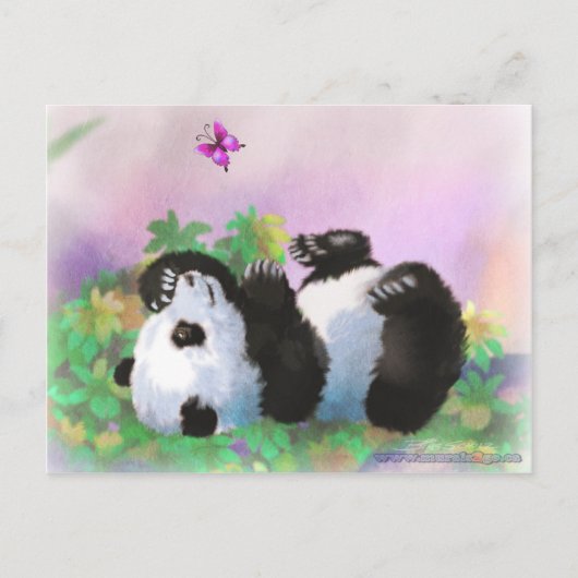 Baby Panda Briefkaart (Voorkant)