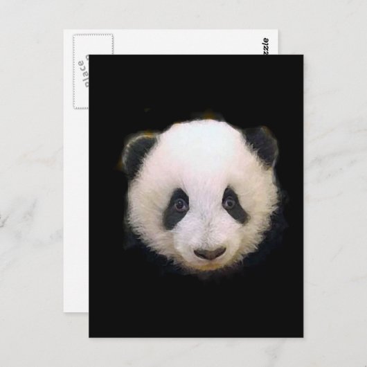 Baby Panda Briefkaart (Voorkant / Achterkant)