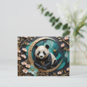 Baby Panda Briefkaart (Staand voorkant)