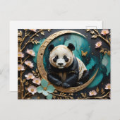 Baby Panda Briefkaart (Voorkant / Achterkant)