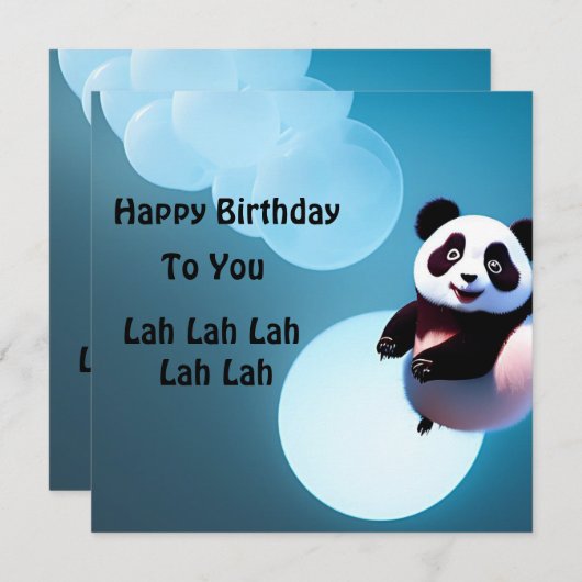 Baby Panda Bubbles (Voorkant / Achterkant)