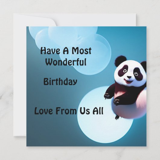 Baby Panda Bubbles (Achterkant)