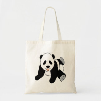 Baby panda cub tote bag
