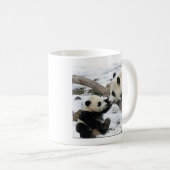 baby panda en moeder koffiemok (Voorkant rechts)