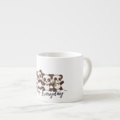 Baby Panda Espresso Kop (Voorkant rechts)