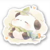 Baby Panda Get Happy Dream Sticker (Voorkant)