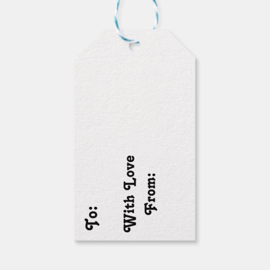 Baby Panda Gift Labels Cadeaulabel (Achterkant)