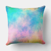 Baby Panda houdt een stuk bamboe vast Kussen (Achterkant)