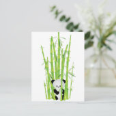 Baby Panda in het bos van Bamboe Briefkaart (Staand voorkant)