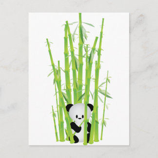 Baby Panda in het bos van Bamboe Briefkaart