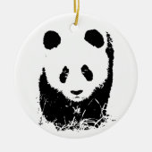 Baby Panda Keramisch Ornament (Voorkant)