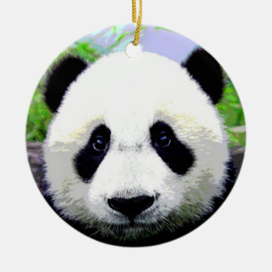 Baby Panda Keramisch Ornament