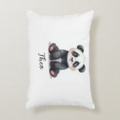 Baby Panda-kinderkamer Kussen met Eigen Naam (Voorkant(Verticaal))