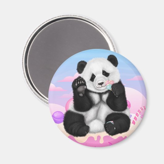 Baby Panda Magneet (Voorkant / Achterkant)