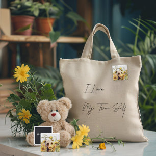 Baby panda met zonnebloem Button