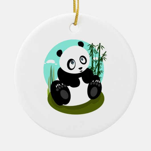 Baby Panda Ornament (Voorkant)