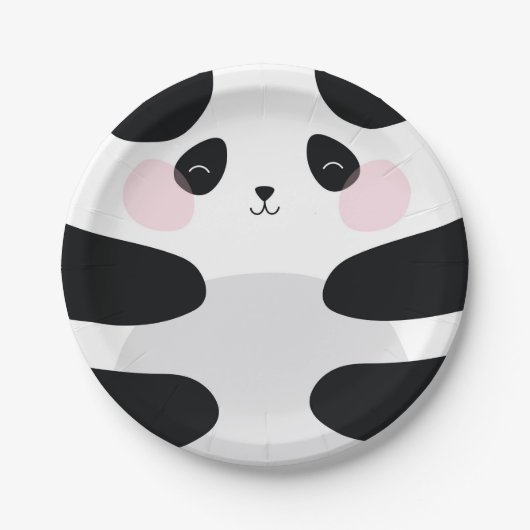 BABY PANDA PAPIER-BORDEN PAPIEREN BORDJE (Voorkant)