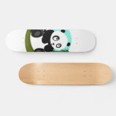 Baby Panda Persoonlijk Skateboard (Horizontaal)