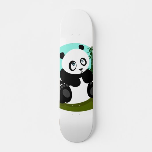 Baby Panda Persoonlijk Skateboard (Voorkant)