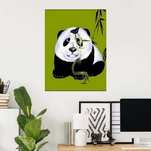 Baby Panda Poster (Thuiskantoor)