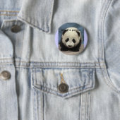 baby_panda, red de panda's ronde button 5,7 cm (In situ)